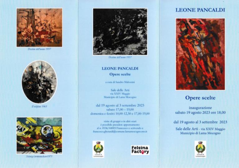 Leone Pancaldi Exhibition Lama Mocogno 2023